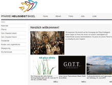 Tablet Screenshot of heiliggeist.ch